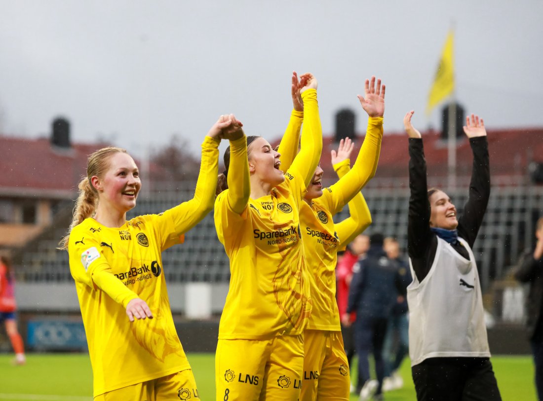 Lagvenninnene kunne juble etter å ha sikret seg tre viktige poeng mot AaFK Fortuna 20. oktober.