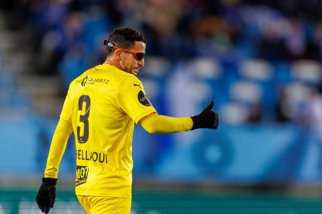 Omar Elabdellaoui i aksjon mot Molde på Aker stadion høsten 2024